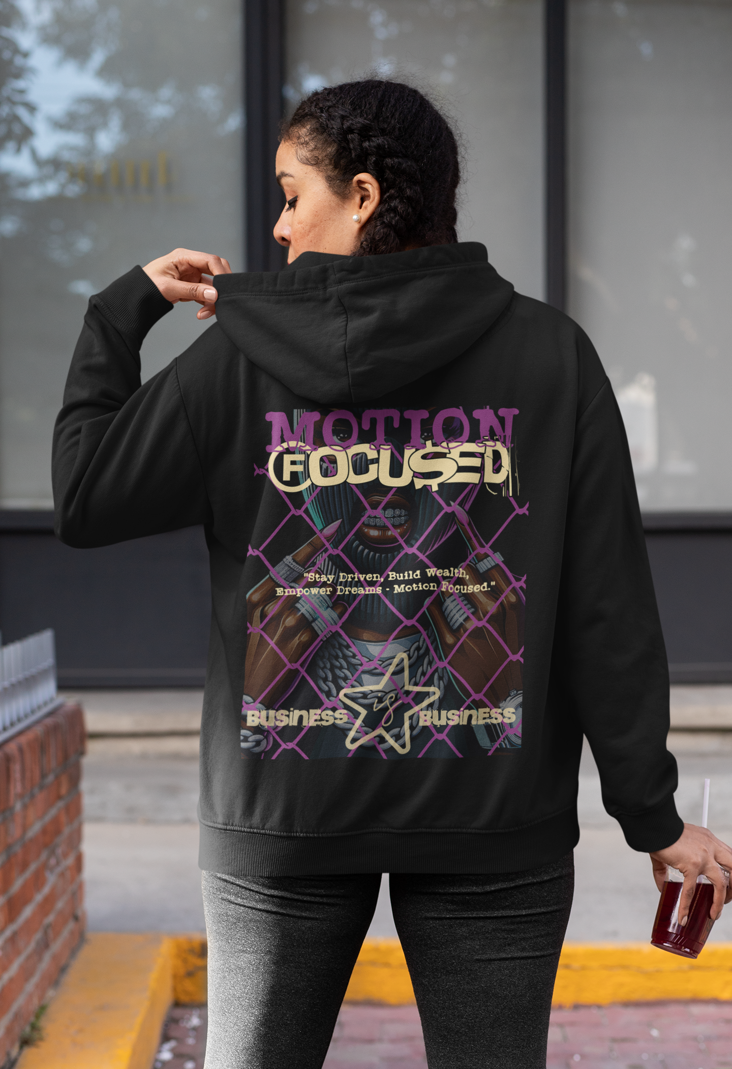 Business is Business Women's Graphic Hoodie