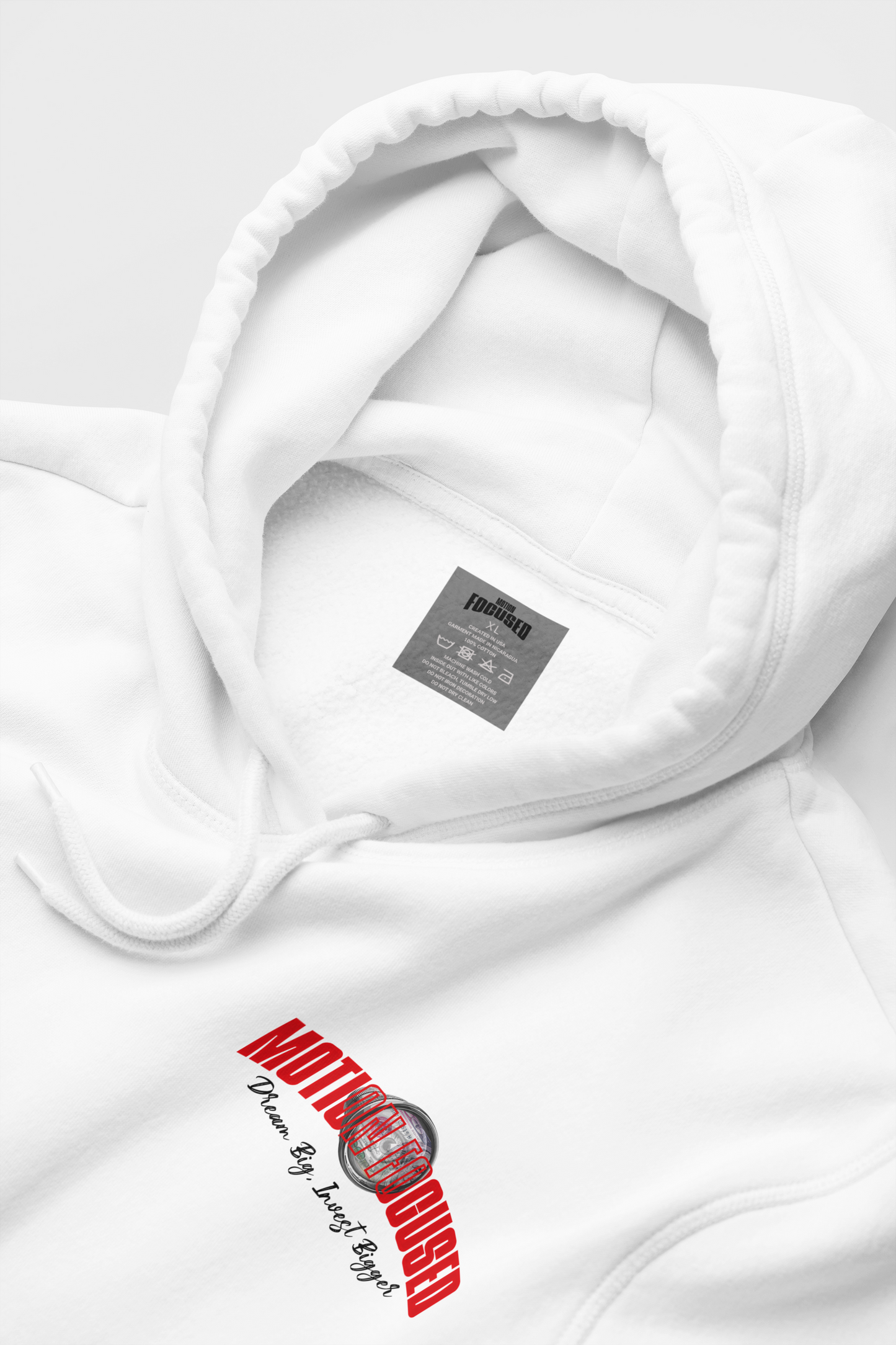 Mind on Wealth Hoodie - Motion Focused streetwear promoting financial literacy and urban empowerment