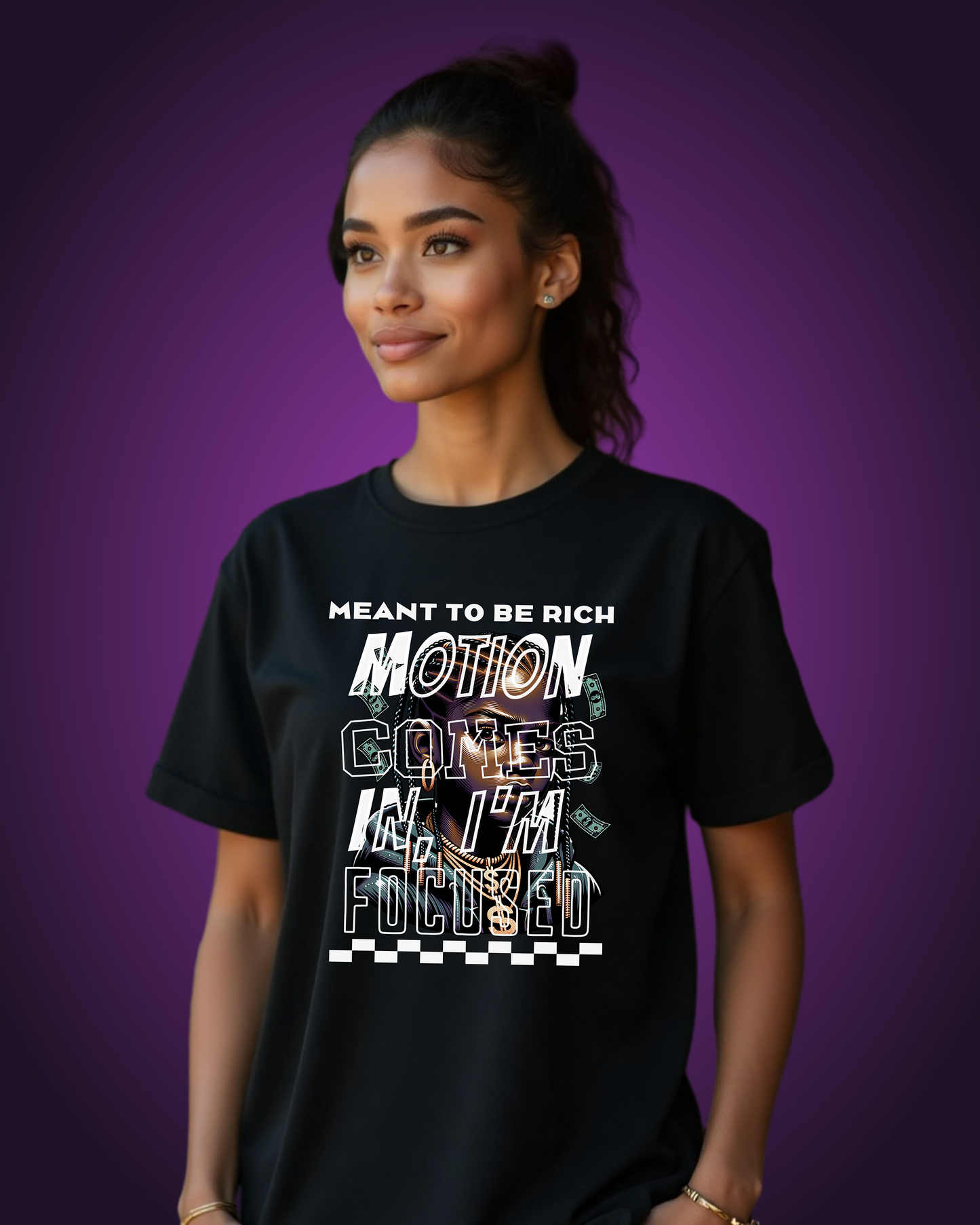 Meant to Be Rich Graphic Tee Women's